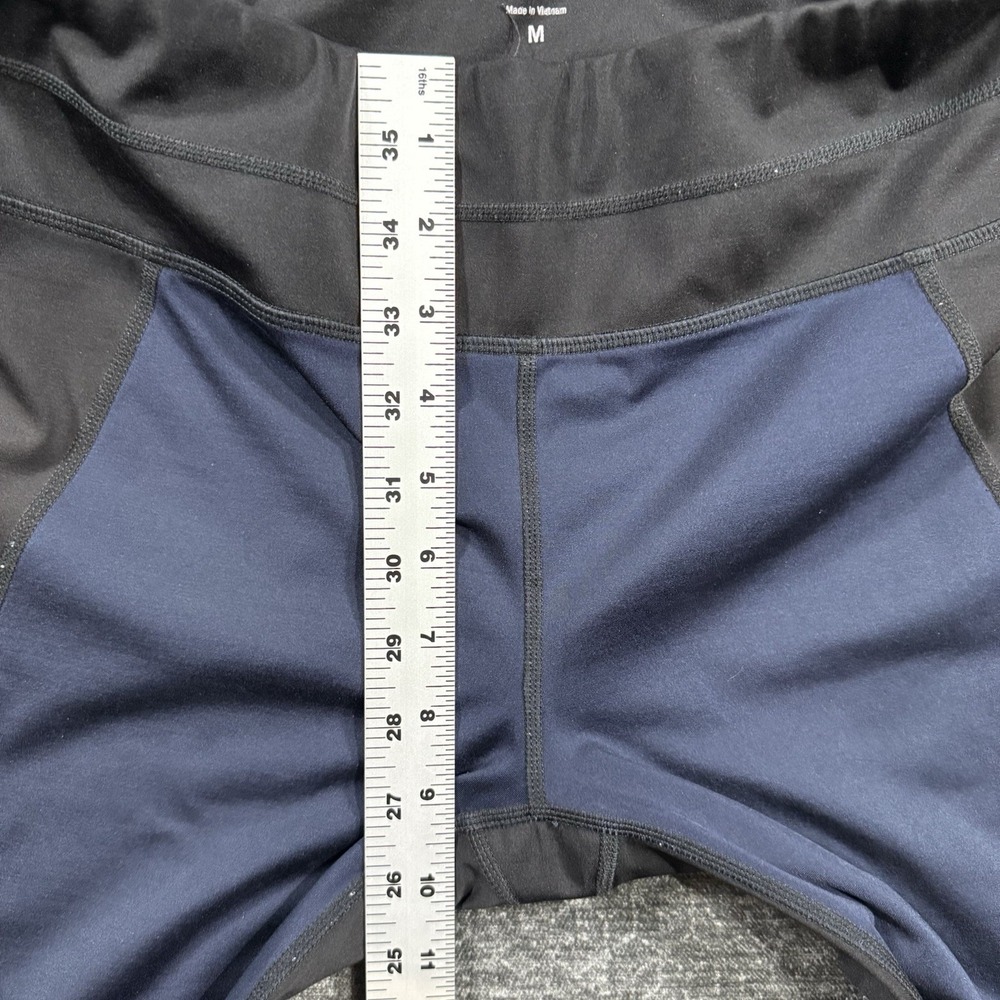Athleta Tights Womens M Black Colorblock Sonar‎ 7/8 Athletic Tight Active 457400 - Picture 7 of 16